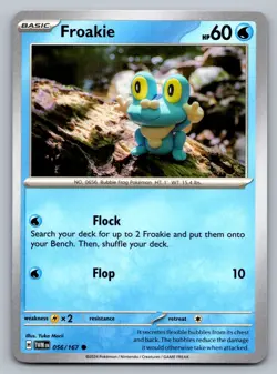 Pokemon TCG SV06: Twilight Masquerade Froakie 056/167 - Image 1