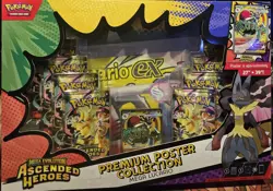Ascended Heroes Pokemon Premium Poster Collection Mega Lucario Box - Image 1