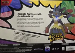 Ascended Heroes Pokemon Premium Poster Collection Mega Lucario Box - Image 2
