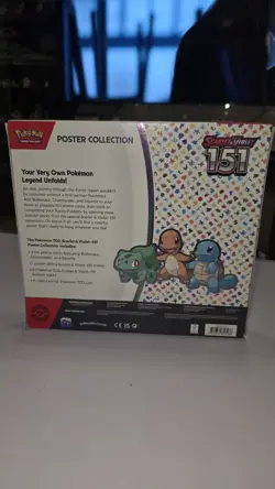 pokemon 151 poster collection box factory Sealed - Image 4