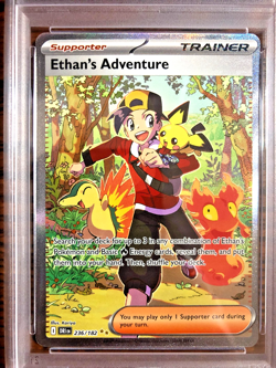 Ethan's Adventure SIR #236|PSA MINT 9|2025 SV Destined Rivals|Pokemon TCG - Image 2