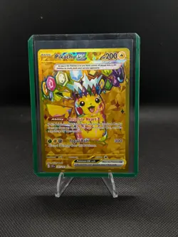 Pokemon TCG: Surging Sparks - Pikachu ex 247/191 - Hyper Rare Gold - Image 1