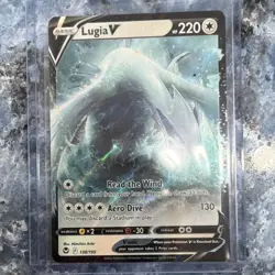 Pokemon Lugia V Silver Tempest Ultra Rare Full Art 138/195 Holo Card - Image 4