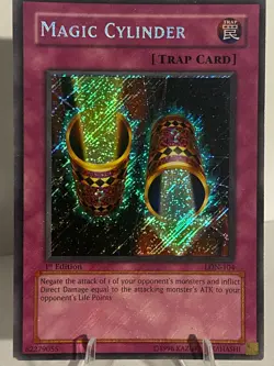 Yugioh - Magic Cylinder - LON-104 - 1st Edition Secret Rare - Holo Bleed - HP/MP - Image 1