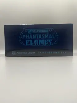 Pokemon TCG Phantasmal Flames Pokemon Center ETB Elite Trainer Box - Small tear - Image 2