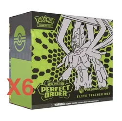 Pokemon Center TCG Mega Evolution Perfect Order - Elite Trainer Box ETB - New x6 - Image 1