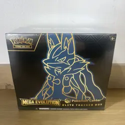 Pokemon TCG Mega Evolution Pokemon Center Mega Lucario ETB - Image 1