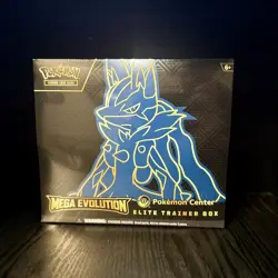 Pokemon TCG - Mega Evolution Pokemon Center ETB - Lucario - Factory Sealed - Image 1