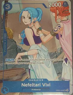 Nefeltari Vivi EB02-026 EB03 Alt Art Heroines Dash Pack One Piece TCG English - Image 1