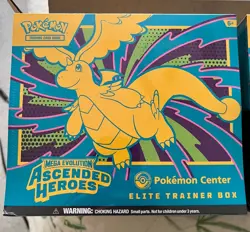 x2 Pokemon TCG: Mega Evolution Ascended Heroes Pokemon Center ETB | SEALED ✅ - Image 2