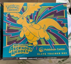 x2 Pokemon TCG: Mega Evolution Ascended Heroes Pokemon Center ETB | SEALED ✅ - Image 3