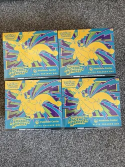 IN HAND ✅ - 4X Pokemon TCG: Mega Evolution-Ascended Heroes POKEMON CENTER ETB - Image 1