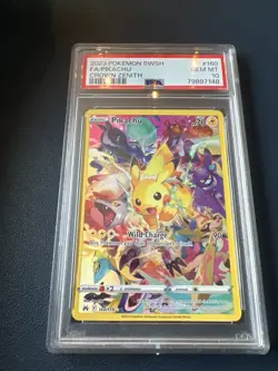 Pokemon 2023 Sword And Shield Crown Zenith Pikachu 160/159 PSA 10 - Image 1
