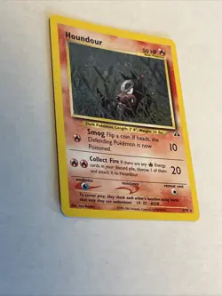 Pokemon TCG Houndour Neo Discovery Holo Rare Card 5/75 - Image 4