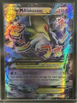 M (Mega) Alakazam EX Ultra Rare XY - Fates Collide 26/124 LP/MP Pokemon TCG Card - Image 2