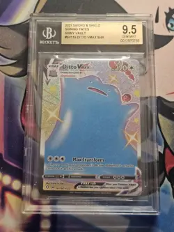 Ditto VMAX ~ 2021 Pokemon SWSH Shining Fates #SV119 Full Art ~ Bgs 9.5 (Mint) - Image 1