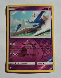 Pokemon - Latios - Shining Legends 41/73 - Reverse Holo Rare - NM - Image 1