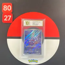 2025 Pokemon TCG Chinese Gem Pack Vol.3 CBB3C-16 07/07 Greavard Grade10 - Image 1