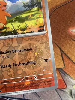 Charmander SWIRL x2 004/165 S&V Promo Pokemon 151 Reverse Holo Cosmos Promo - NM - Image 3