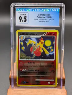 2008 Pokemon Great Encounters Combusken Reverse Holo #35 CGC Gem Mint 9.5/10 - Image 1