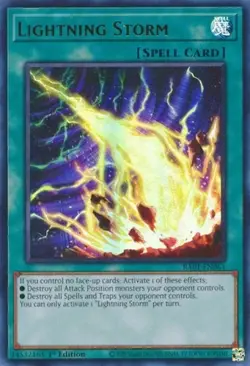 Lightning Storm (UR) - 1st Edition 25th Anniversary Rarity Collection NM YuGiOh - Image 1