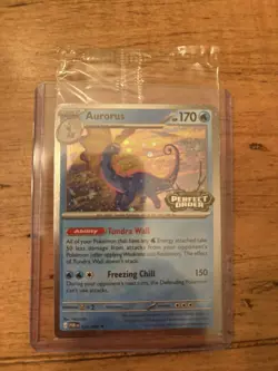 Pokemon Perfect Order Release Promo Set Luxray, Gengar, & Aurorus GameStop NM - Image 4