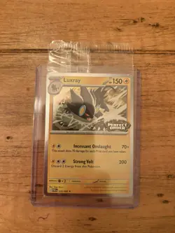 Pokemon Perfect Order Release Promo Set Luxray, Gengar, & Aurorus GameStop NM - Image 5
