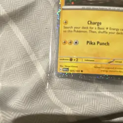 Pokemon TCG Pikachu Holo 025/165 Basic 60 HP English Snowflake Sealed Promo - Image 3