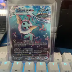 The Pokemon Company Vaporeon VMAX SWSH183 Promo Full Art Holo 320 HP Pokemon TCG - Image 1