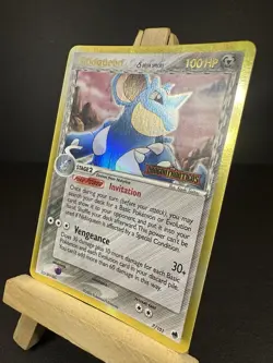 Pokemon Nidoqueen Delta Species 7/101 Dragon Frontiers ReverseHolo Stamped LP-NM - Image 2