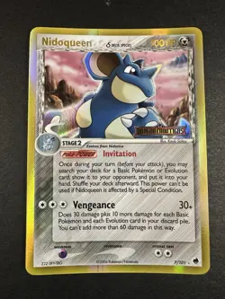 Pokemon Nidoqueen Delta Species 7/101 Dragon Frontiers ReverseHolo Stamped LP-NM - Image 4
