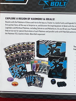 Pokemon TCG: Black Bolt Pokemon Center Exclusive ETB - Sealed - Image 3