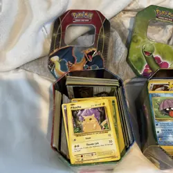 2 Tins of Old Holo and Rares Lots of Sun & Moon and Xy Sets Pokemon TCG - Image 1