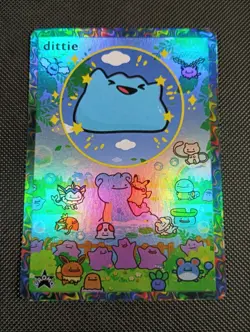 Pokiebubies Dittie Promo Holo Chef Ken Lee Art Rare 2025 Lapras Fan Art Pokemon - Image 1