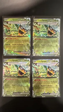 Teal Mask Ogerpon ex - 12/131 - Double Rare Pokemon Prismatic Evolutions - NM x4 - Image 1