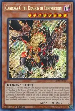 Gandora-G the Dragon of Destruction - 1st Edition LEDE NM YuGiOh - Image 1