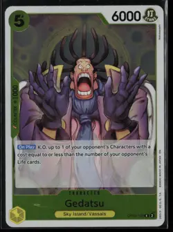 Gedatsu (Reprint) OP05-102 One Piece Premium Booster -The Best- Vol. 2 Rare NM - Image 1