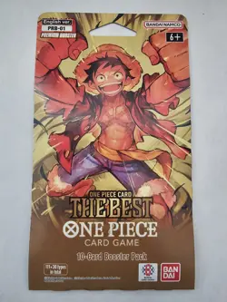 One Piece English PRB-01 Premium The Best Sleeved Booster Pack New Sealed - Image 1
