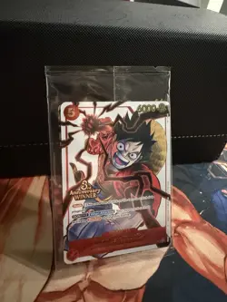 SEALED One Piece TCG 3rd Anniversary Winner Pack Monkey.D.Luffy Ace Sabo - Image 1