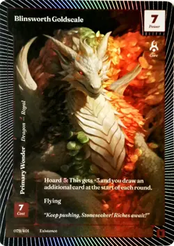 Wonders of the First- CLASSIC FOIL EPIC- BLINSWORTH GOLDSCALE - 79/401 - Image 1
