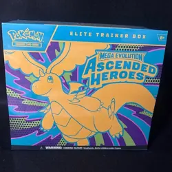 Pokemon Mega Evolution Ascended Heroes Elite Trainer Box ETB Sealed - Image 1