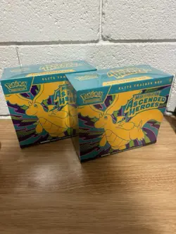x3 Pokemon - Mega Evolution - Ascended Heroes Elite Trainer Box ETB (3 BOXES) - Image 1