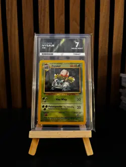 1999 Pokemon Game Ivysaur 30 Unlimited Base Set ACE 7, Low pop (not PSA) - Image 1