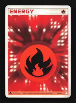 Fire Energy 010/015 LP Torchic Quarter Deck Japanese Pokemon Card TCG - Image 1