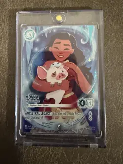 Moana Curious Explorer Iconic Disney Lorcana TCG Character Card 242/204 - Image 1