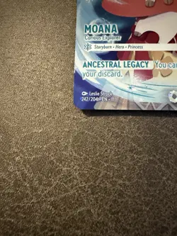 Moana Curious Explorer Iconic Disney Lorcana TCG Character Card 242/204 - Image 5