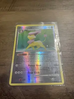 2009 POKEMON Card DELCATTY 4/127 PLATINUM- RARE REVERSE HOLO - NM - Image 1