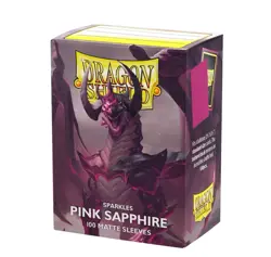Dragon Shield Pink Sapphire Standard Size Matte Card Sleeves 100 CT - Image 1