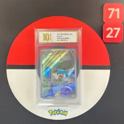 2025 Pokemon TCG S.Chinese Trading Cards CBB1C 05 08/09 Quaxly Grade10 - Image 1