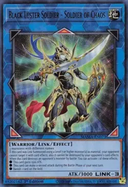 Black Luster Soldier - Soldier of Chaos - 1st Editi Magnificent Mavens NM YuGiOh - Image 1